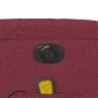 Sillón de masaje reclinable eléctrico tela rojo tinto de , Sillones - Ref: Foro24-3204815, Precio: 268,40 €, Descuento: %