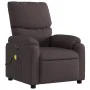Sillón reclinable de masaje eléctrico tela marrón oscuro de , Sillones - Ref: Foro24-3204817, Precio: 303,25 €, Descuento: %