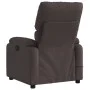 Sillón reclinable de masaje eléctrico tela marrón oscuro de , Sillones - Ref: Foro24-3204817, Precio: 303,25 €, Descuento: %