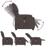 Sillón reclinable de masaje eléctrico tela marrón oscuro de , Sillones - Ref: Foro24-3204817, Precio: 303,25 €, Descuento: %
