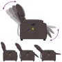 Sillón reclinable de masaje eléctrico tela marrón oscuro de , Sillones - Ref: Foro24-3204817, Precio: 297,09 €