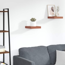 Estante de pared Rojo 23 x 23,5 x 4 cm Madera de ingeniería en Estantes y estanterías | Comprar online en Foro24