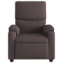 Electric Massage Recliner Dark Brown Fabric by , Armchairs - Ref: Foro24-3204817, Price: 297,19 €, Discount: %