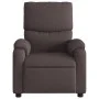 Sillón reclinable de masaje eléctrico tela marrón oscuro de , Sillones - Ref: Foro24-3204817, Precio: 303,25 €, Descuento: %