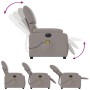Elektrischer Massagesessel aus taupegrauem Stoff von , Sessel - Ref: Foro24-3204820, Preis: 295,34 €, Rabatt: %