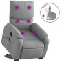 Light Gray Fabric Foot Recliner Massage Chair by , Armchairs - Ref: Foro24-3204836, Price: 289,55 €, Discount: %