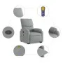 Hellgrauer Fuß-Massagesessel aus Stoff von , Sessel - Ref: Foro24-3204836, Preis: 285,20 €, Rabatt: %