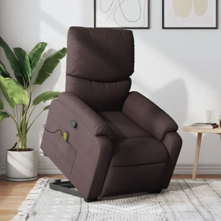 Liegender Fußmassagesessel aus dunkelbraunem Stoff von , Sessel - Ref: Foro24-3204841, Preis: 342,20 €, Rabatt: %