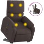 Dark Brown Fabric Reclining Foot Massage Chair by , Armchairs - Ref: Foro24-3204841, Price: 317,24 €, Discount: %