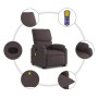 Dark Brown Fabric Reclining Foot Massage Chair by , Armchairs - Ref: Foro24-3204841, Price: 317,24 €, Discount: %