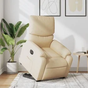 Cream Fabric Electric Liftable Recliner Chair by , Armchairs - Ref: Foro24-3204857, Price: 332,11 €, Discount: %
