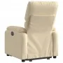Sillón eléctrico reclinable elevable de tela color crema de , Sillones - Ref: Foro24-3204857, Precio: 331,83 €, Descuento: %