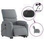 Sillón de masaje eléctrico reclinable elevable tela gris claro de , Sillones - Ref: Foro24-3204860, Precio: 314,79 €, Descuen...