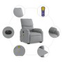 Sillón de masaje eléctrico reclinable elevable tela gris claro de , Sillones - Ref: Foro24-3204860, Precio: 314,79 €, Descuen...