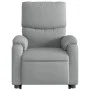 Sillón de masaje eléctrico reclinable elevable tela gris claro de , Sillones - Ref: Foro24-3204860, Precio: 335,87 €, Descuen...