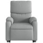 Sillón de masaje eléctrico reclinable elevable tela gris claro de , Sillones - Ref: Foro24-3204860, Precio: 314,79 €, Descuen...