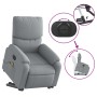 Sillón de masaje eléctrico reclinable elevable tela gris claro de , Sillones - Ref: Foro24-3204860, Precio: 314,79 €, Descuen...