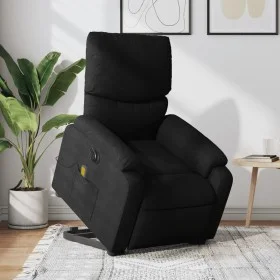 Anhebbarer elektrischer Massagesessel aus schwarzem Stoff von , Sessel - Ref: Foro24-3204862, Preis: 320,52 €, Rabatt: %