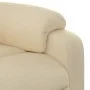 Sillón de masaje eléctrico reclinable elevable tela crema de , Sillones - Ref: Foro24-3204869, Precio: 368,43 €, Descuento: %