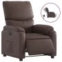 Sillón reclinable eléctrico de cuero sintético marrón de , Sillones - Ref: Foro24-3204874, Precio: 292,41 €, Descuento: %