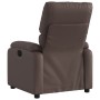 Sillón reclinable eléctrico de cuero sintético marrón de , Sillones - Ref: Foro24-3204874, Precio: 251,90 €