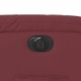 Sillón reclinable eléctrico de cuero sintético rojo tinto de , Sillones - Ref: Foro24-3204876, Precio: 249,42 €