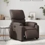Sillón de masaje reclinable eléctrico cuero sintético marrón de , Sillones - Ref: Foro24-3204881, Precio: 312,83 €, Descuento: %