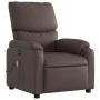 Sillón de masaje reclinable eléctrico cuero sintético marrón de , Sillones - Ref: Foro24-3204881, Precio: 312,83 €, Descuento: %