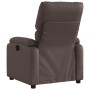 Brown synthetic leather electric reclining massage chair by , Armchairs - Ref: Foro24-3204881, Price: 306,57 €, Discount: %