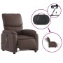 Brown synthetic leather electric reclining massage chair by , Armchairs - Ref: Foro24-3204881, Price: 306,57 €, Discount: %