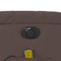 Brown synthetic leather electric reclining massage chair by , Armchairs - Ref: Foro24-3204881, Price: 306,57 €, Discount: %
