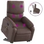 Sillón reclinable de masaje de pie de cuero sintético marrón de , Sillones - Ref: Foro24-3204895, Precio: 351,93 €, Descuento: %
