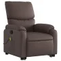 Sillón reclinable de masaje de pie de cuero sintético marrón de , Sillones - Ref: Foro24-3204895, Precio: 351,93 €, Descuento: %