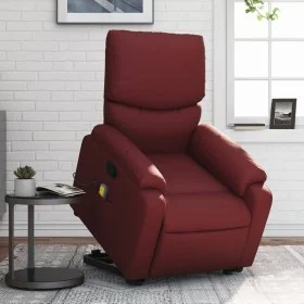 Red Red Artificial Leather Foot Massage Recliner by , Armchairs - Ref: Foro24-3204897, Price: 286,62 €, Discount: %