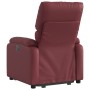Sillón elevable eléctrico cuero artificial rojo tinto de , Sillones - Ref: Foro24-3204904, Precio: 348,75 €, Descuento: %