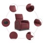 Sillón elevable eléctrico cuero artificial rojo tinto de , Sillones - Ref: Foro24-3204904, Precio: 348,75 €, Descuento: %