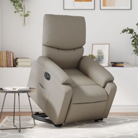 Cappuccino artificial leather electric lift chair by , Armchairs - Ref: Foro24-3204906, Price: 350,15 €, Discount: %