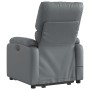 Sillón de masaje elevable eléctrico cuero sintético gris de , Sillones - Ref: Foro24-3204910, Precio: 333,94 €