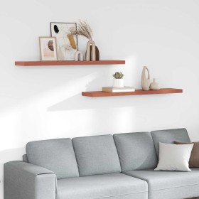 Estante de pared 2 pcs Rojo 120 x 23,5 x 4 cm en Estantes y estanterías | Comprar online en Foro24