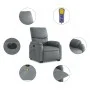 Sillón de masaje elevable eléctrico cuero sintético gris de , Sillones - Ref: Foro24-3204910, Precio: 351,26 €, Descuento: %
