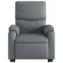 Sillón de masaje elevable eléctrico cuero sintético gris de , Sillones - Ref: Foro24-3204910, Precio: 351,26 €, Descuento: %