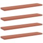 Estante de pared 4 pcs Rojo 120 x 23,5 x 4 cm en Estantes y estanterías | Comprar online en Foro24