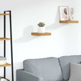 Estante de pared Marrón 23 x 23,5 x 4 cm Madera de ingeniería en Estantes y estanterías | Comprar online en Foro24