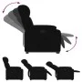 Anhebbarer Liegesessel aus schwarzem Stoff von , Sessel - Ref: Foro24-3205204, Preis: 268,10 €, Rabatt: %