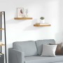 Estante de pared 2 pcs Marrón 40 x 23,5 x 4 cm en Estantes y estanterías | Comprar online en Foro24