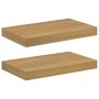 Estante de pared 2 pcs Marrón 40 x 23,5 x 4 cm en Estantes y estanterías | Comprar online en Foro24