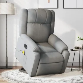Elektrischer, hochklappbarer Massagesessel aus hellgrauem Stoff von , Sessel - Ref: Foro24-3205238, Preis: 347,58 €, Rabatt: %