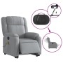 Elektrischer, hochklappbarer Massagesessel aus hellgrauem Stoff von , Sessel - Ref: Foro24-3205238, Preis: 345,32 €, Rabatt: %
