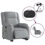 Sillón de masaje eléctrico reclinable elevable tela gris claro de , Sillones - Ref: Foro24-3205238, Precio: 346,13 €, Descuen...