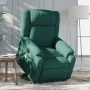 Sillón masaje eléctrico reclinable elevable tela verde oscuro de , Sillones - Ref: Foro24-3205244, Precio: 346,23 €, Descuent...